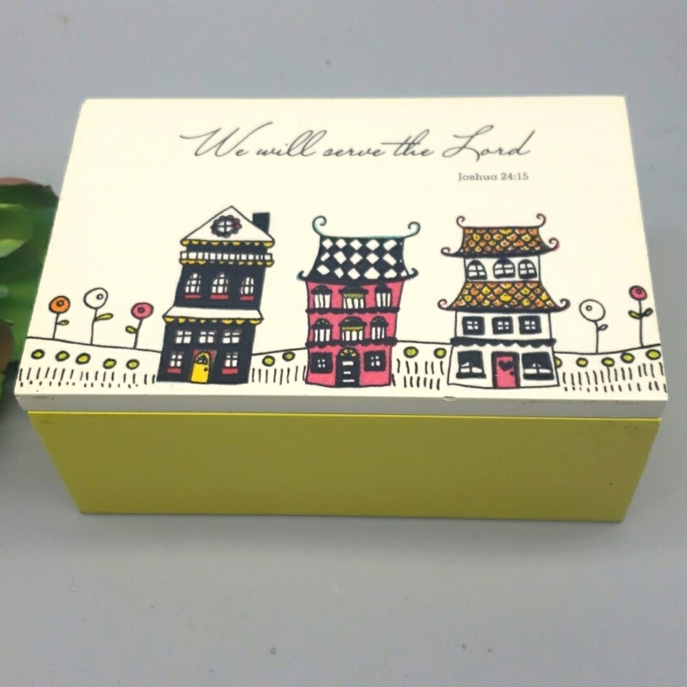 Scripture keepsake or jewelry box